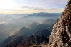 Blick vom Hochthron auf Nationalpark Berchtesgaden