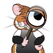 BfN-Maskottchen Hamster Konstantin mit Lupe