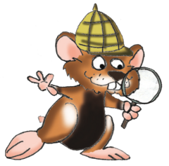 Hamster Konstantin als Detektiv