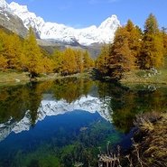 Das Aostatal im Herbst